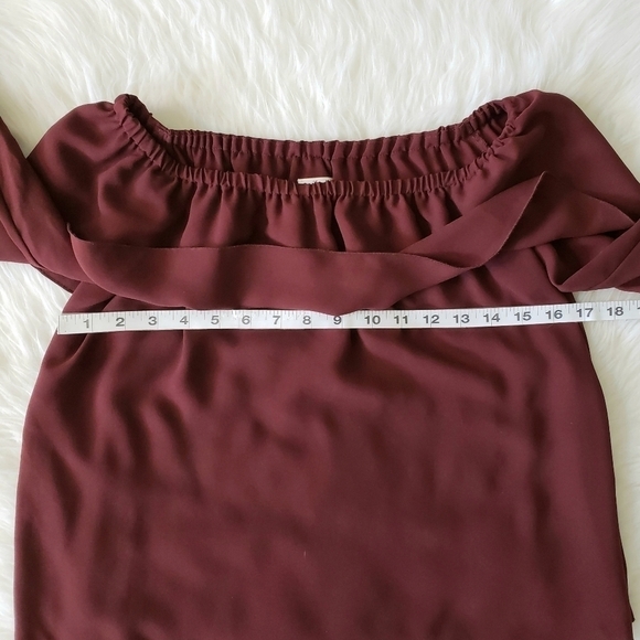 Aritzia Wilfred Morel off the shoulder blouse XS - Picture 7 of 9